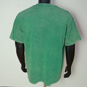 T-shirts Homme 100% Coton OEM en Gros, Coupe Oversize, Style Vintage, Streetwear Décontracté, Lavage Acide, T-shirts Vierges Amples - Product Image 6