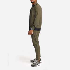 Nouvel arrivage : Ensemble de survêtement évasé pour homme, haute qualité, respirant, manches longues, streetwear, jogging, tenue de sport décontractée - Product Image 2