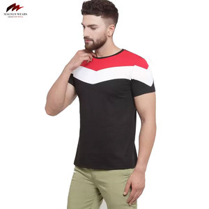T-shirts pour hommes de haute qualité, best-sellers, fabriqués au Pakistan, nouveau design Ringer, légers, respirants, polyester/coton, style streetwear - Product Image 4