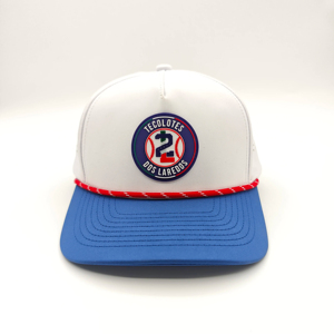 Custom Logo High Quality 5-Panel Two-Tone Leopard Unisex Baseball Caps Wholesale Structured <b>Frame</b> 100% Cotton Trucker Hats - Product Image 3