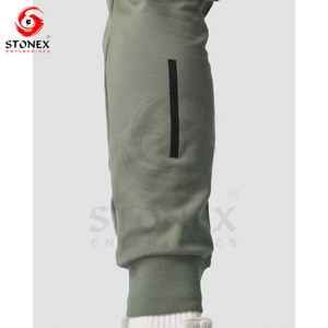 Pantalones de chándal personalizados de alta calidad, pantalones de chándal de algodón pesado acampanados, pantalones de chándal apilados para hombre - Product Image 2