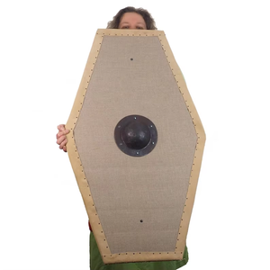 โล่ไม้ตกแต่งบ้านและสำนักงาน28นิ้วสีดำประวัติศาสตร์ยุคกลางสำหรับคอสเพลย์และตกแต่งด้วยโล่ของขวัญสำหรับเจ้านาย - Product Image 6