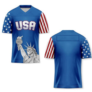 Novedad de 2025, camisetas de fútbol americano de talla XL hechas a medida con número de nombre, ropa deportiva de manga corta, camisetas para verano - Product Image 5