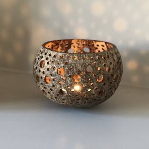 Portavelas decorativas de cáscaras de coco centro de mesa para mesa de boda al por mayor portavelas de luz de té tazas de coco - Product Image 6