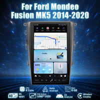 Aucar 13,6 "último Android 13 Tesla pantalla coche Radio Estéreo para Ford Mondeo Fusion 2014-2020 navegación GPS REPRODUCTOR DE DVD coche Video