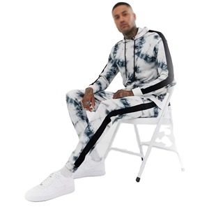 Survêtement zippé pour homme, ensemble deux pièces, tenue de sport, veste et pantalon légers pour l'entraînement en salle de sport, course ou tenue décontractée - Product Image 3