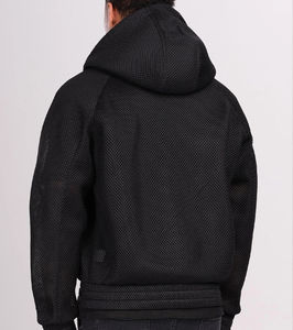 2026 Vente en gros – Veste confortable et respirante en maille douce, coupe-vent personnalisée, entièrement zippée, avec doublure en polyester/coton et fibre de bambou, col montant - Product Image 6