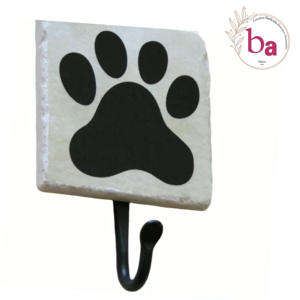 สายจูงสุนัขเซรามิกแนวชนบทและตะขอแขวนกระเบื้องผนังสำหรับเก็บเสื้อโค้ทติดผนัง - Product Image 1