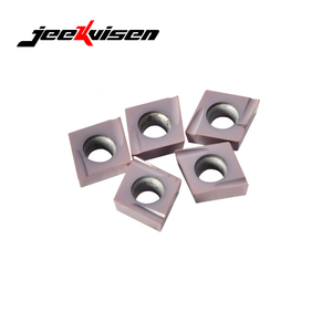 ตัวกัดทังสเตนคาร์ไบด์สำหรับเคลือบเหล็ก PVD รองรับเครื่องกัด CNC ไหล่สี่เหลี่ยมแบบ CCGT060202R-U LF6018 - Product Image 1