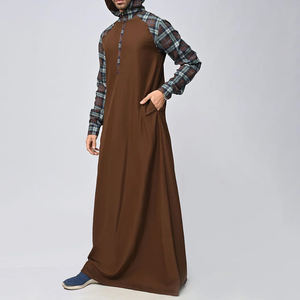 ชุดจูบบะฮ์ผู้ชายยอดนิยมปี 2026 เสื้อผ้าอิสลามแบบมีฮู้ด คุณภาพสูง ไม่หดตัว แขนยาว บริการรับผลิตตามแบบ OEM - Product Image 4