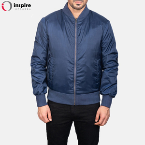 Dernier style de mode personnalisé de haute qualité en nylon imperméable pour hommes, blouson bombardier de vol ma 1 pour hommes - Product Image 4