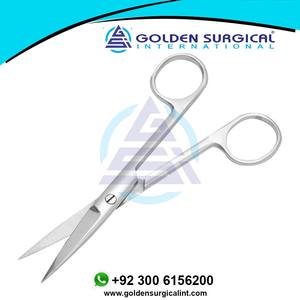 Ciseaux chirurgicaux en acier inoxydable de 14 cm, ciseaux médicaux d'opération, ciseaux droits de dissection, fournitures hospitalières - Product Image 6