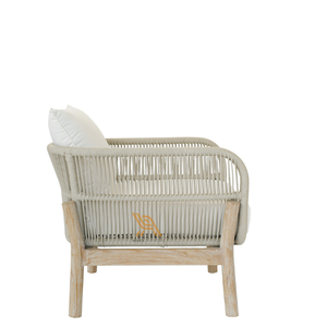 เก้าอี้โซฟาทำจากไม้ทำจากหวายสำหรับตกแต่งเฟอร์นิเจอร์บ้านจากอินโดนีเซีย - Product Image 5