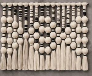 Tapiz de Macramé Grande Multicolor, Decoración de Pared para Dormitorio, Diseños Artísticos, Decoración del Hogar - Product Image 3