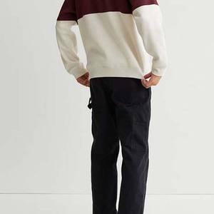 เสื้อฮู้ดผ้าคอตตอน100% สำหรับผู้ชาย,เสื้อฮู้ดผ้าฟลีซแบบเรียบๆเสื้อคลุมมีฮู้ดแบบสตรีท - Product Image 2