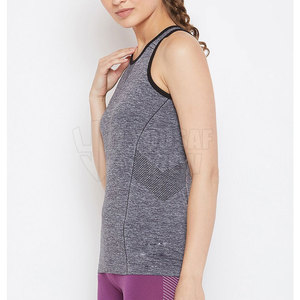 Ropa activa transpirable Camiseta sin mangas para mujer Gimnasio Ropa deportiva Camisetas sin mangas para mujer con estilo al mejor precio - Product Image 3