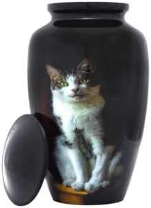 Boîte à urne imprimée en aluminium Cendres en bois en aluminium Mans Boîte à urnes classiques en aluminium - Product Image 4