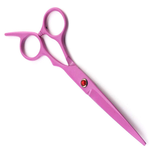 Tijeras de corte de pelo Premium Baby Pink Tijeras de salón profesional para estilistas Acero inoxidable afilado con reposapiés fijo - Product Image 5