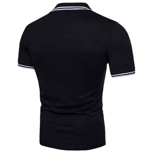 Tenue décontractée élégante de style signature, tissu tricoté de qualité supérieure, confortable, apparence professionnelle de bureau, polo pour homme - Product Image 2