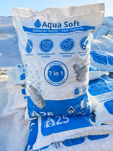 Aqua Soft Industrial Grade Water Softener Salt <b>Tablets</b> 25kg OEM Private Label Egyptian Sodium Chloride NaCl 99.9% Purity - Product Image 3