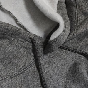 Sudadera con Capucha de Felpa Gruesa de Alta Calidad para Mujer, Nueva Colección Otoño Invierno, Holgada, con Hombros Caídos, Personalizable, Lisa, Talla Grande, de Fábrica - Product Image 2