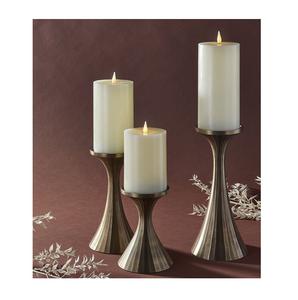 เสาโลหะตกแต่งสไตล์วินเทจแบบโบราณ พร้อมเชิงเทียนทรงเรียว เหมาะสำหรับห้องนั่งเล่น ห้องนอน และกลางแจ้ง - Product Image 2