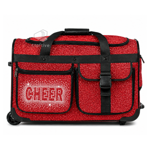 Bolsa de Deporte Personalizada con Lentejuelas de PU para Animadoras, Bolsa de Viaje para Competencia de Equipo con Compartimento para Ropa, Bolsa de Fin de Semana para Prácticas Deportivas - Product Image 4