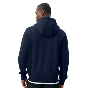 Sweat à capuche bleu marine pour homme, sweat à capuche en polaire doux pour l'hiver, vêtements de rue décontractés, confortable, mode quotidienne - Product Image 2