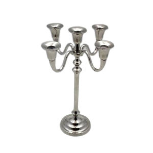 Candelabros antiguos Portavelas de metal de latón cónico Procesamiento personalizado de latón profesional Decoración navideña para el hogar - Product Image 3