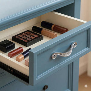 Modern Wave Shape Rhinestone Furniture Handles Aluminum Drawer Pulls Shiny Chrome Cabinet <b>Door</b> <b>Knobs</b> For Home <b>Decoration</b> - Product Image 5