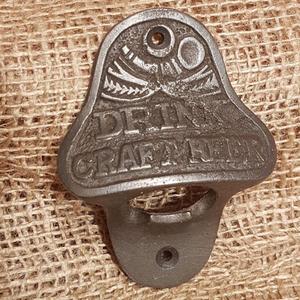 Ouvre-bouteille mural en fonte durable à bas prix avec un look rétro, idéal pour les amateurs de bière et les cadeaux - Product Image 6