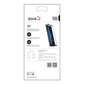 Protector de Pantalla de Vidrio Templado Negro Curvo 3D WEMIA para Samsung Galaxy S9 Plus, Dureza 9H, Anti-Espía, Anti-Golpes - Product Image 3