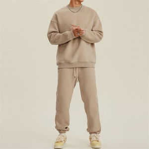 เสื้อกันหนาวขนแกะไซส์ใหญ่พิเศษสำหรับผู้ชาย, เสื้อกันหนาวลำลองให้ความอบอุ่นในฤดูหนาวเสื้อสวมหัวเสื้อสวมหัวเนื้อนุ่มหนาสวมใส่สบาย - Product Image 3