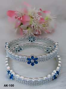 Vibrant AD Bangles Set pour femmes Bijoux uniques faits à la main pour les fêtes de mariage Occasions spéciales Cadeau idéal - Product Image 5