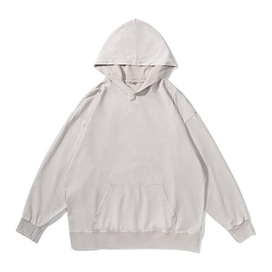 Sudadera con Capucha Extra Grande de Felpa 100% Algodón Vintage, Lavada al Ácido, para Mujer, Ropa Urbana con Capucha, Diseño de Logotipo Personalizado, Técnica de Lavado a la Piedra - Product Image 2