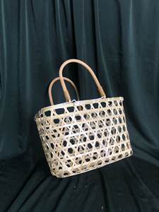 Panier de rangement en bambou naturel de haute qualité, style traditionnel, design pliable, couleur personnalisable, accessoires décoratifs, tendance - Product Image 3