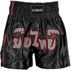 Pantalones Cortos de Boxeo MMA Muay Thai MESS SPORTS al por Mayor para Hombre - Verano 2024 Transpirables 100% Poliéster con Estampado Digital Personalizado - Product Image 1