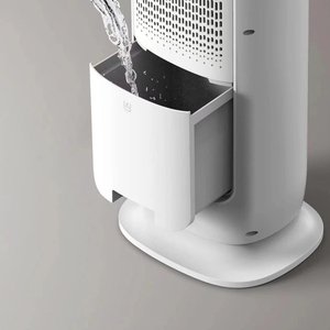 Calefactor Eléctrico Blanco Tipo Torre con Ventilador y Circulador de Aire, con Panel de Control Digital para Hogar y Oficina - Product Image 6