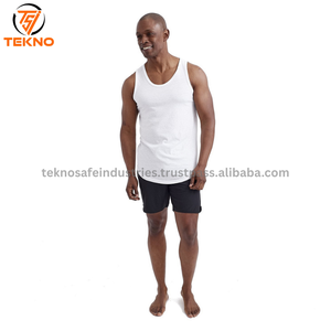 Unisex Fitness <b>Workout</b> <b>Tank</b> <b>Top</b> Custom Cotton Vest Mesh Spandex Solid Knitted T-Shirt Printed Bodybuilding Muscle Training - Product Image 3