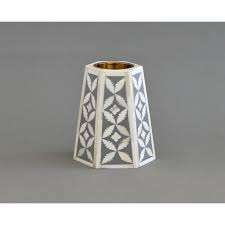 Portavelas con incrustaciones de hueso hoteles y habitaciones decorar candelita portavelas con incrustaciones de hueso a la venta - Product Image 2