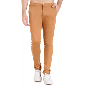 Pantalon et pantalon chino pour hommes de taille plus de couleur unie à la mode pantalon chino solide confortable de conception personnalisée pour les hommes - Product Image 1