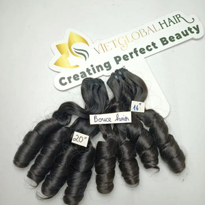 Extensiones de cabello camboyano virgen de doble dibujado superventas, cabello humano de trama hinchable de Color Natural de alta calidad - Product Image 1