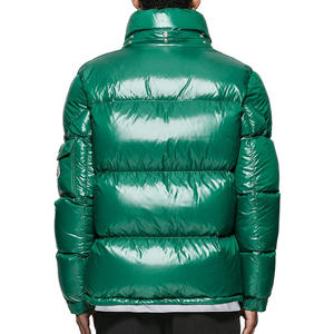 Streetwear Puffer Jacket For Winter Season, Lightweight Insulated <b>Bubble</b> <b>Coat</b> With High Collar, Modern Quilted Outerwear - Product Image 3