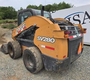 2017 SV280 Skid Steer Loader Puissant chargeur sur chenilles à mi-cadre avec noyau de pompe à moteur à cylindre hydraulique Huade - Product Image 1