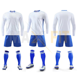 Uniforme de fútbol para hombre y niño, Kits de fútbol de manga larga, conjunto de camisetas de fútbol para adultos, uniformes de entrenamiento para hombre - Product Image 4