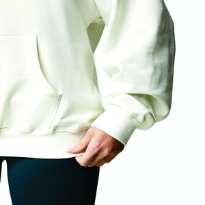 Conjunto de Sudadera con Capucha y Pantalones Deportivos Unisex, Anti-Pilling, Transpirable, con Cierre de Cremallera, 100% Algodón, para Mujer - Product Image 6