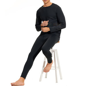 Quick Dry Thermal Inner Set With Breathable Fabric For Winter <b>Travel</b> Thermal Inner Set With Ribbed Cuffs - Product Image 2