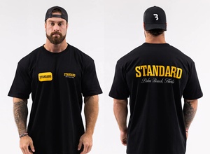 เสื้อยืดลำลองผู้ชาย ผ้าเจอร์ซีย์เนื้อแน่น 100% ผ้าฝ้าย พิมพ์ลายดิจิตอลตามสั่ง พร้อมโลโก้ น้ำหนัก 150 กรัม ทรงโอเวอร์ไซส์ ใส่ได้ทั้งชายและหญิง ระบายอากาศได้ดี - Product Image 2