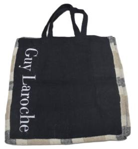 Sac shopping écologique élégant en jute coton mélangé avec impression personnalisée export direct de l'usine du Bangladesh - Product Image 5