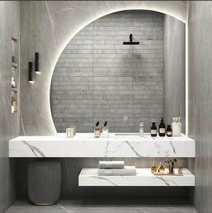 Lavabos de salle de bain de luxe personnalisés en pierre frittée BONG SEN, polis, pour villa, appartement, étanches, garantie 5 ans, prix d'usine - Product Image 4